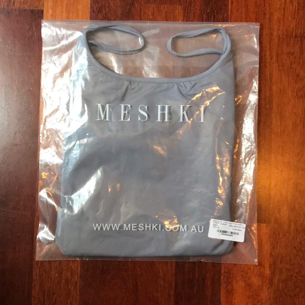 Meshki Delilah Grey Bodysuit